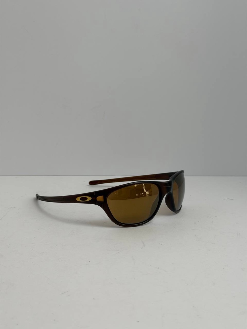 Oakley Brown Frame Sunglasses with Amber Lenses